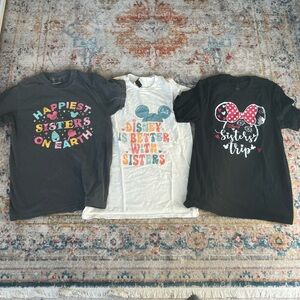 Bundle! 3 adult Disney sisters Shirts! Perfect for a sisters trip!